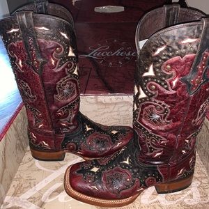 Women’s Lucchese Square Toe Western Boots